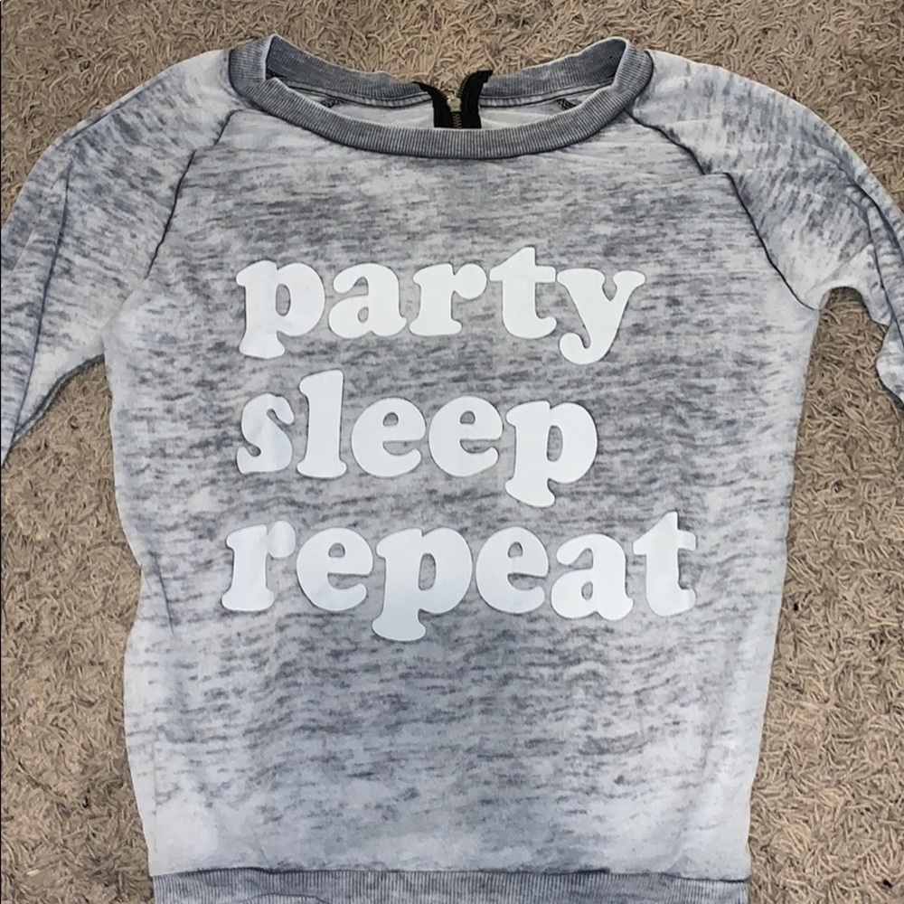 Party Sleep Repeat Sweater